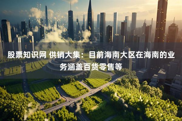 股票知识网 供销大集：目前海南大区在海南的业务涵盖百货零售等